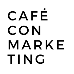 cafe con marketing blanco